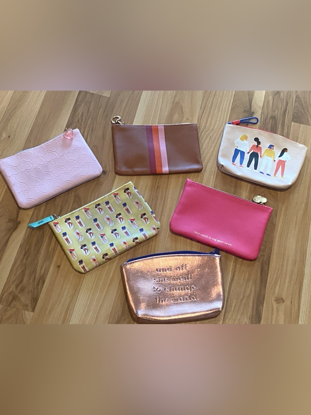 Ipsy! Bundle of makeup pouches!